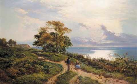 Percy Sidney Richard Overlooking The Bay A4 Photo Print