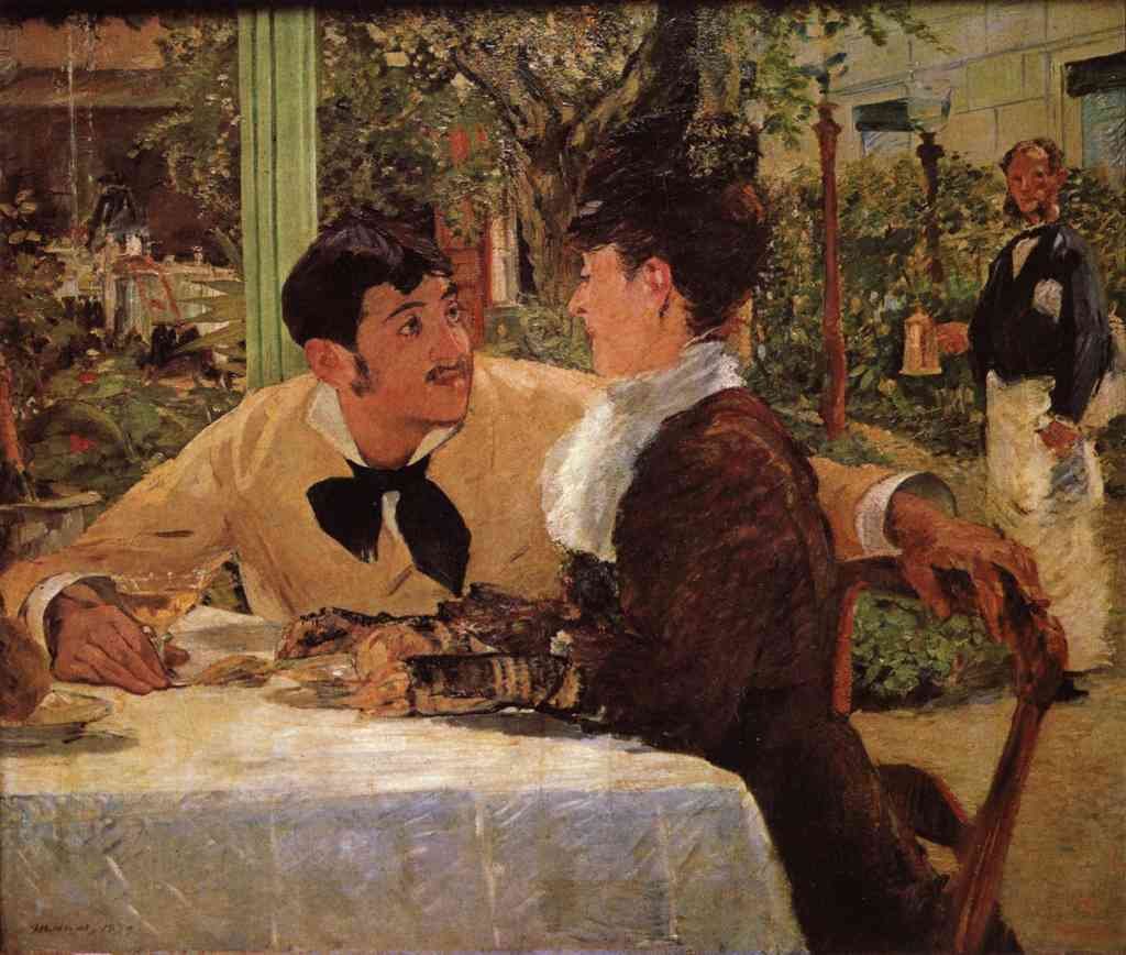 Pere Lathuille Manet A4 Photo Print