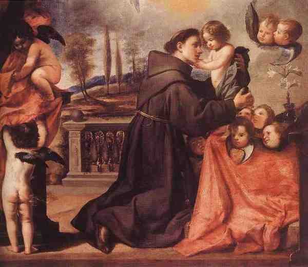 Pereda Antonio De St Anthony Of Padau With Christ Child A4 Photo Print