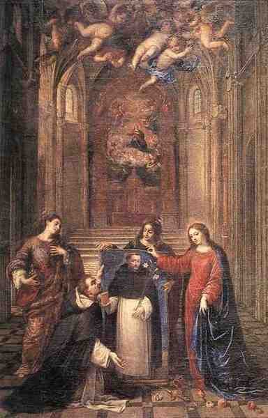 Pereda Antonio De St Dominic A4 Photo Print