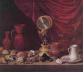 Pereda Antonio De Still Life With A Pendulum A4 Photo Print