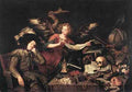 Pereda Antonio De The Knights Dream A4 Photo Print