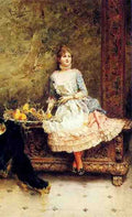 Perez Alonso The Serving Maiden A4 Photo Print