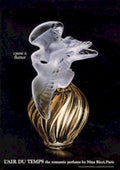 Perfume Bottle Flutter 1960s Vintage Retro Advert