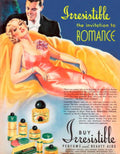 Perfume Romance Beauty 1930s Vintage Retro Advert Poster