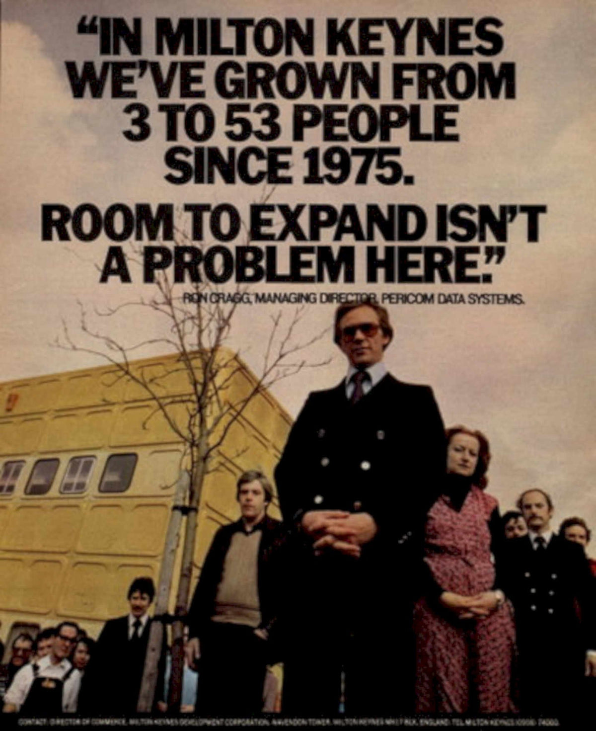 Pericom Milton People 1970s Vintage Retro Advert