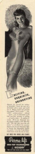Permalift Shapewear Ad 1950s Vintage Retro Advert Poster