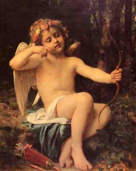 Perrault Leon Jean Basile Cupids Arrows A4 Photo Print