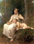 Perrault Leon Jean Basile Love And Innocence 1884 A4 Photo Print