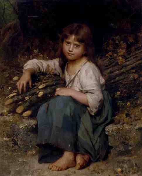 Perrault Leon Jean Bazile La Fille Du Bucheron A4 Photo Print