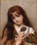 Perrault Leon The Flower Vendor A4 Photo Print