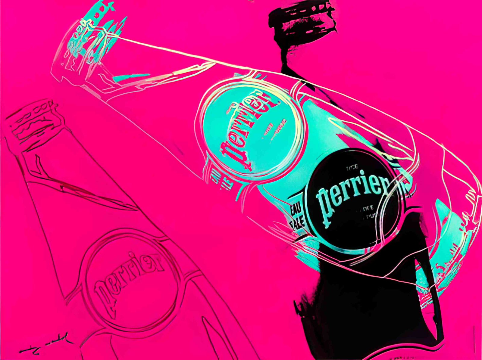 PerrierWR2 Advert A4 Photo Print