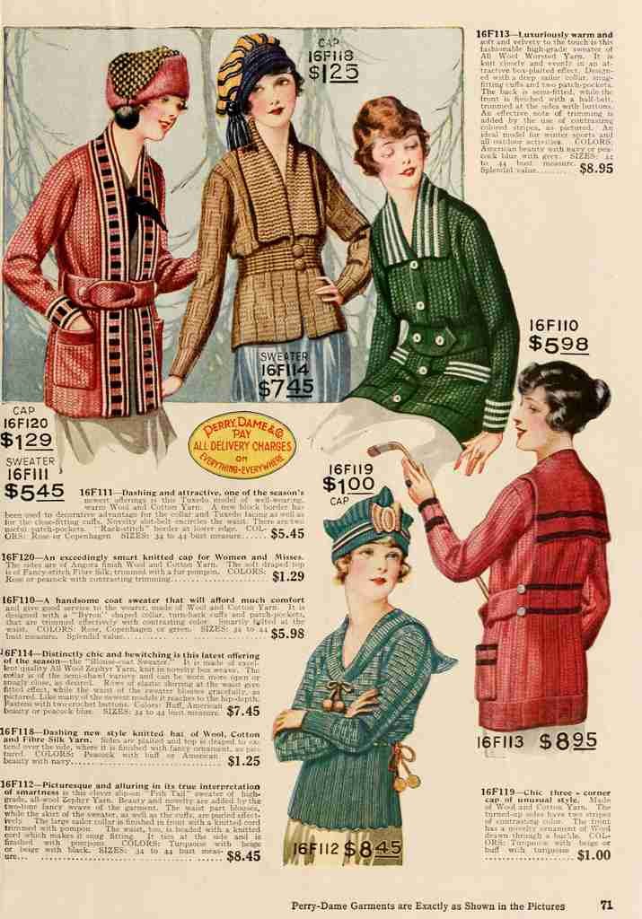 Perry Dame & Co Catalogue 1919 20 12 A4 Photo Print