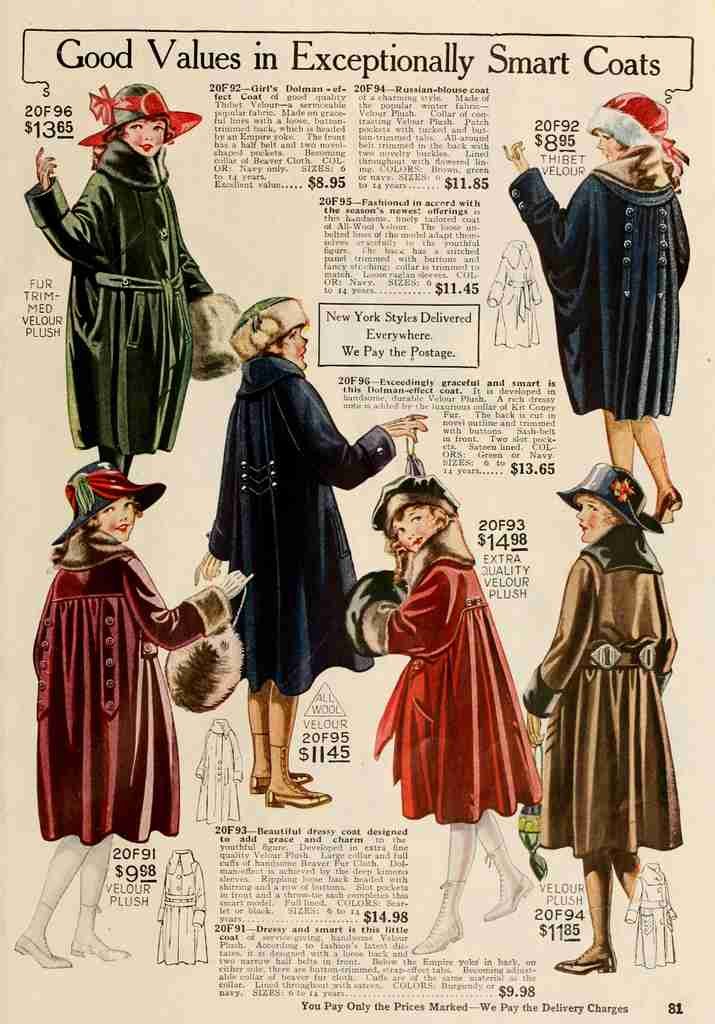 Perry Dame & Co Catalogue 1919 20 14 A4 Photo Print