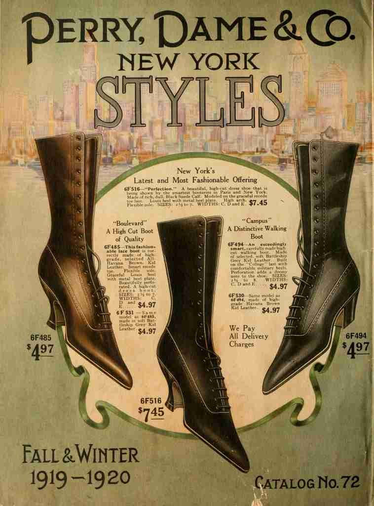 Perry Dame & Co Catalogue 1919 20 16 A4 Photo Print