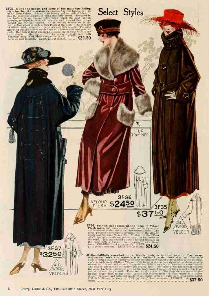 Perry Dame & Co Catalogue 1919 20 3 A4 Photo Print
