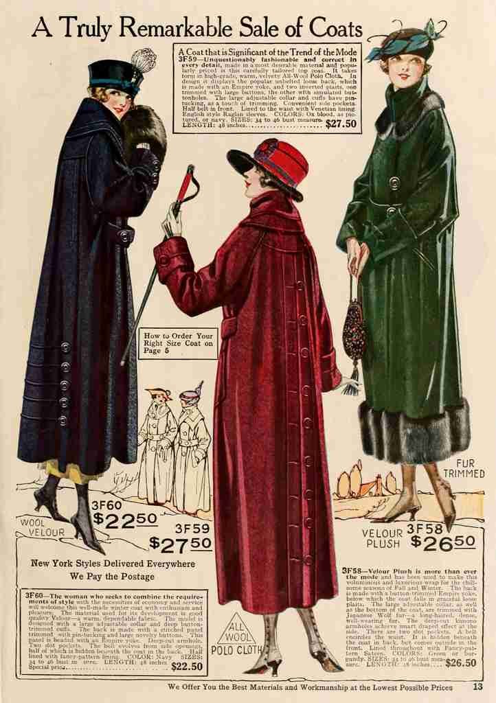 Perry Dame & Co Catalogue 1919 20 4 A4 Photo Print