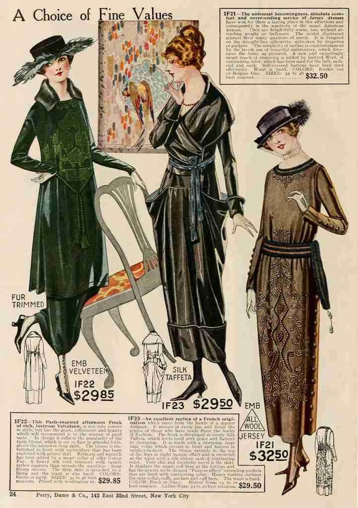 Perry Dame & Co Catalogue 1919 20 7 A4 Photo Print
