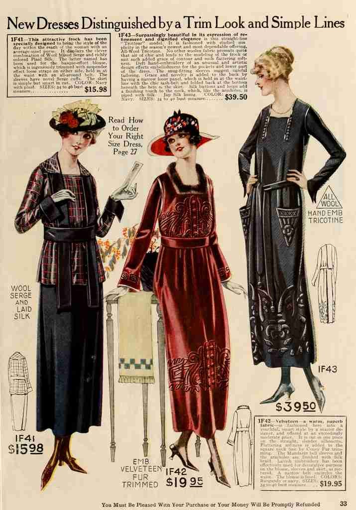 Perry Dame & Co Catalogue 1919 20 8 A4 Photo Print