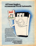 Persil Automatic Laundry 1970s Vintage Retro Advert
