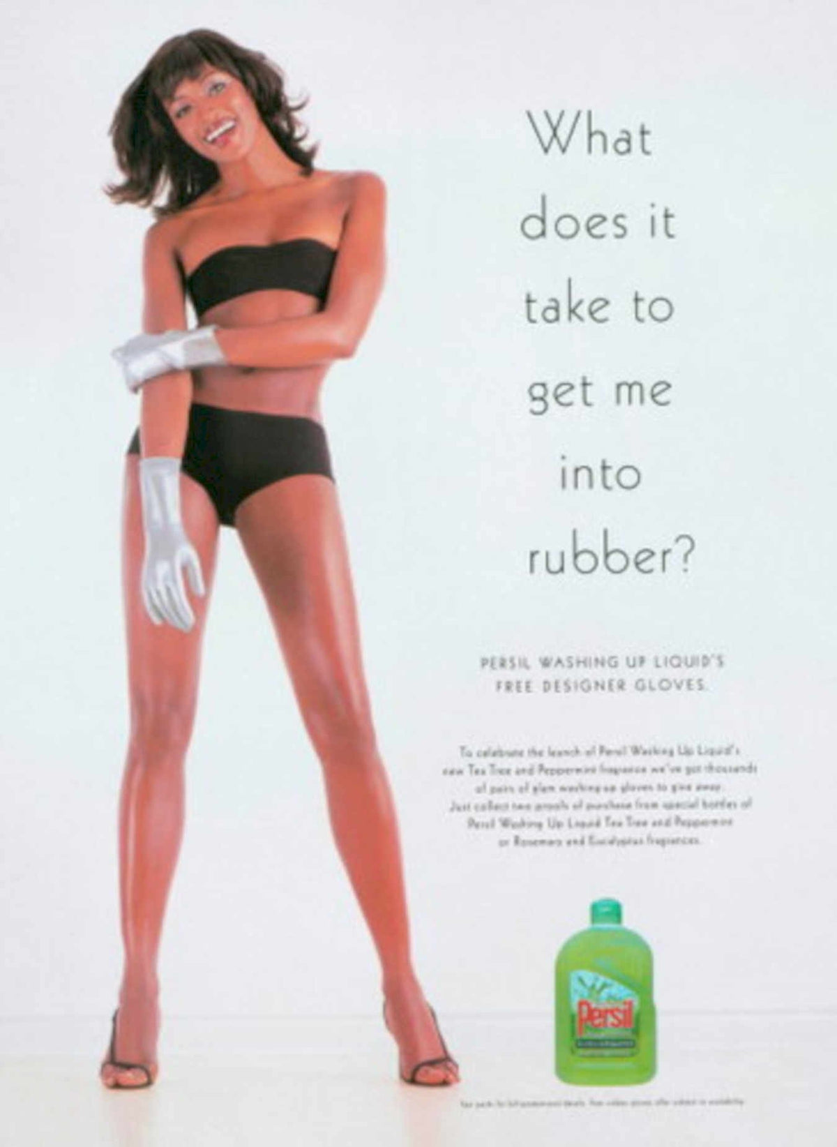 Persil Designer Gloves 1990s Vintage Retro Advert