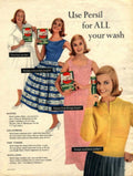 Persil Whites Colours 1960s Vintage Retro Advert