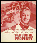Personal Property 13  film star poster A4 Photo Print