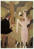 Personnages De Comedie Commedia Dell Arte George Barbier 2 A4 Photo Print