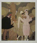Personnages De Comedie Commedia Dell Arte George Barbier A4 Photo Print