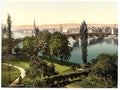 Perth from Bridgend Vintage A4 Photo Print