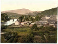 Perthshire Callander Bridge and Ben Ledi Vintage A4 Photo Print