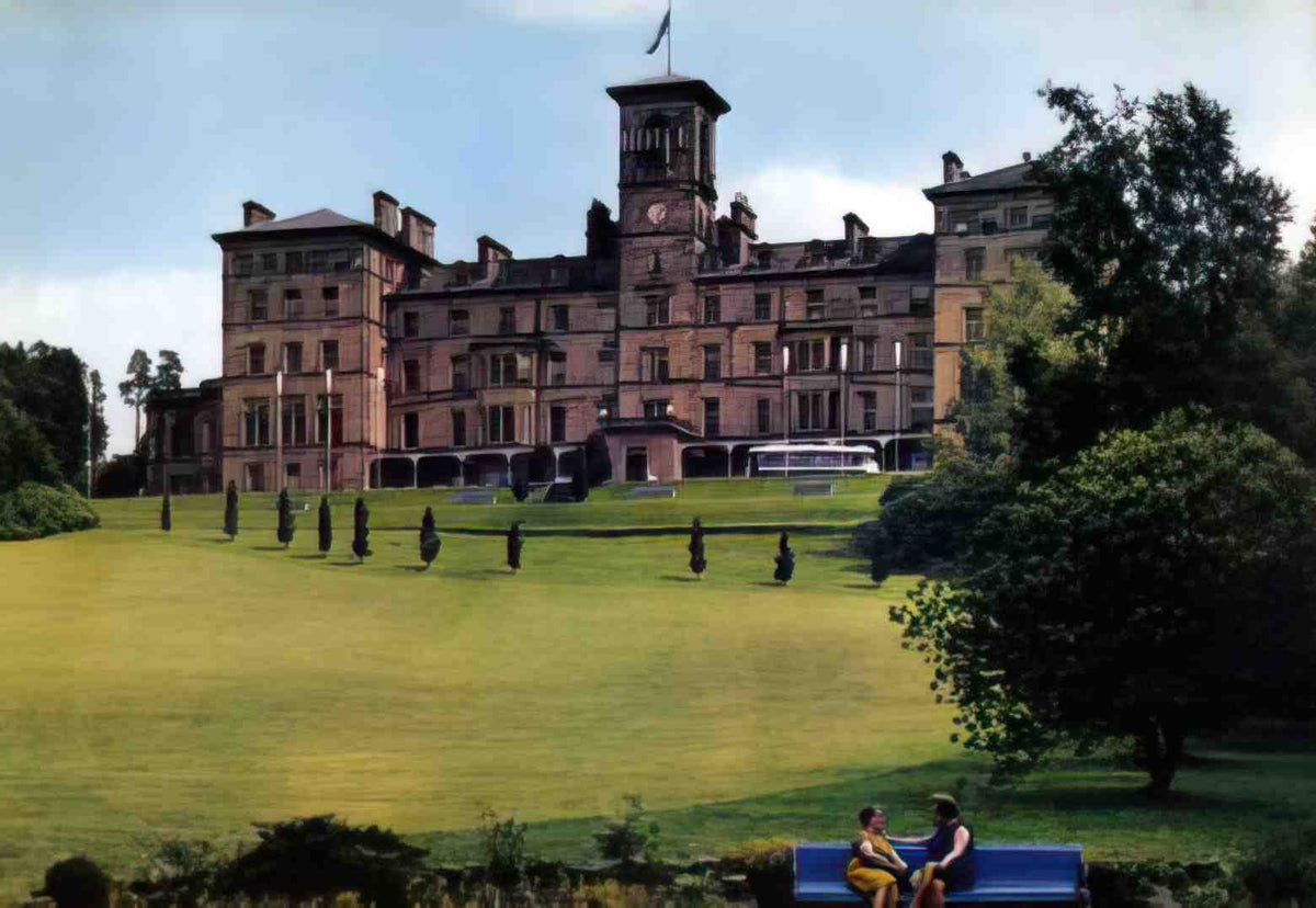 Perthshire Dunblane The Hydro Hotel Vintage A4 Photo Print