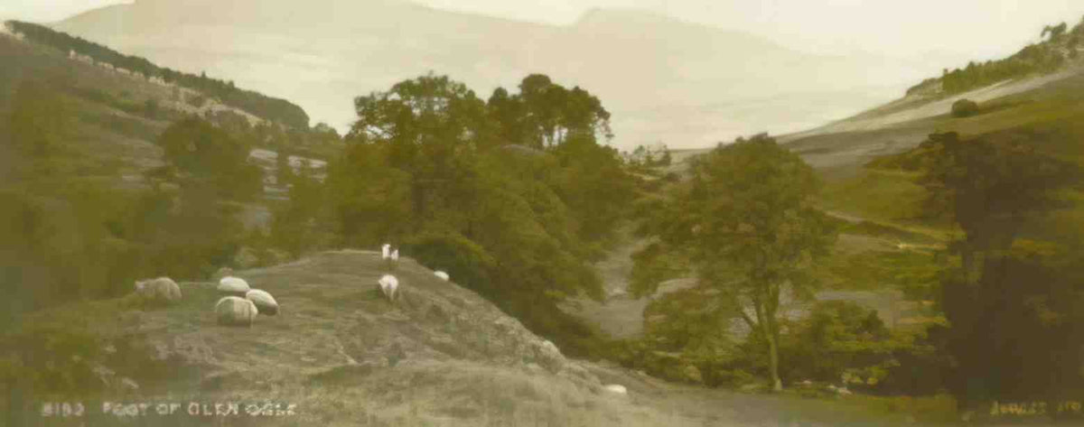 Perthshire Glen Ogle from the Foot Vintage A4 Photo Print