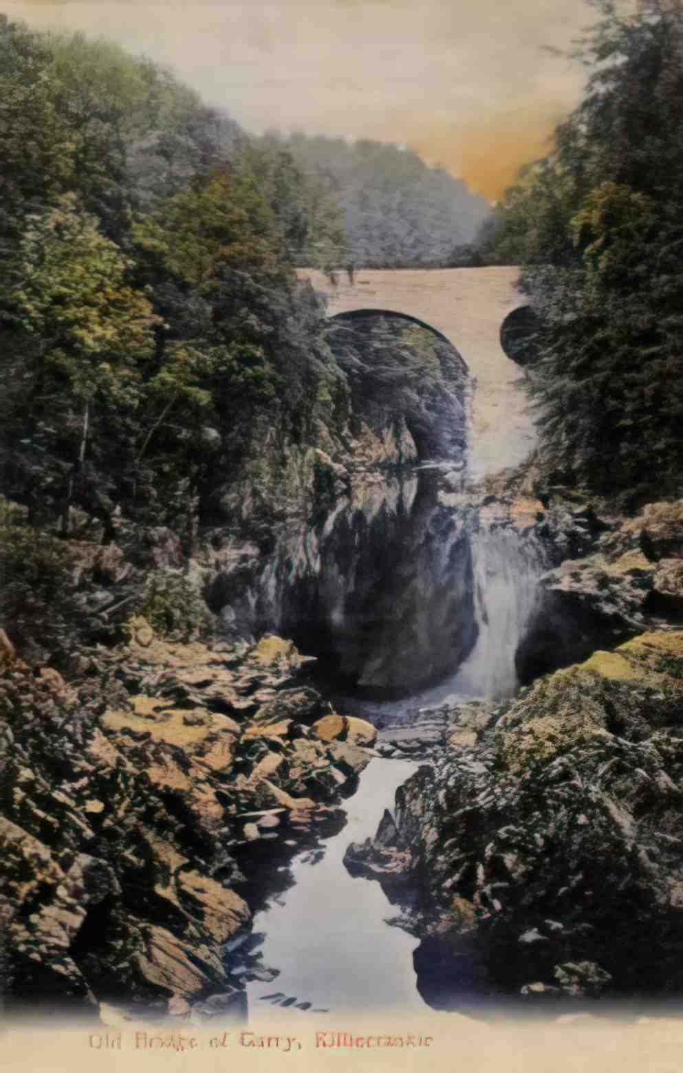 Perthshire Killiecrankie Old Bridge of Garry Vintage A4 Photo Print