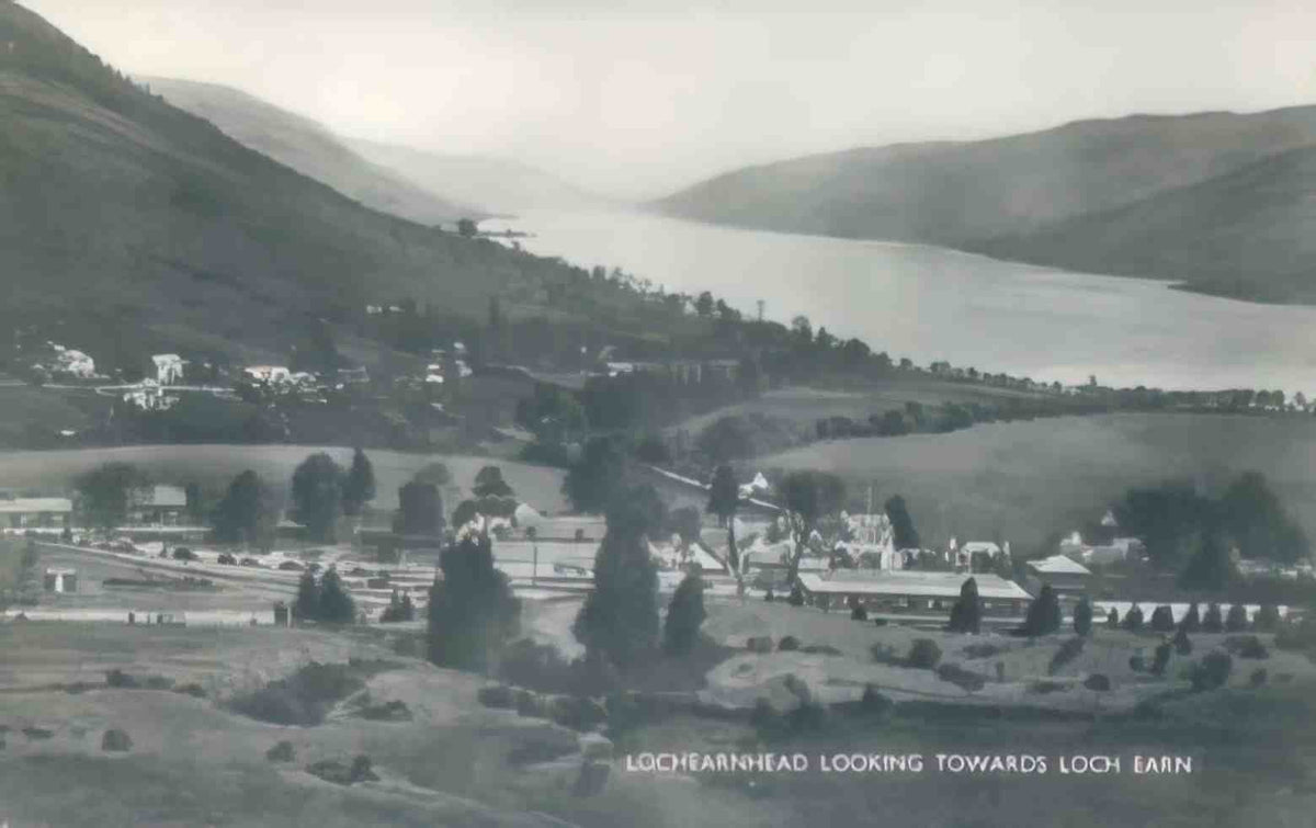 Perthshire Lochearnead Looking towards Loch Earn Vintage A4 Photo Print