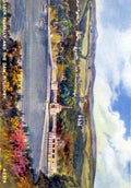Perthshire Pitlochry Loch Faskally and the Dam 1959 vintage old A4 Photo Print