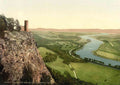 Perthshire Tay Valley From Kinnoul Hill vintage old A4 Photo Print