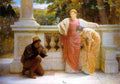 Perugini Charles The Lizard Charmer A4 Photo Print
