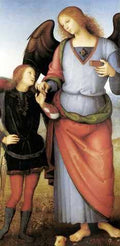 Perugino Archangel Raphael With Tobias A4 Photo Print