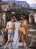Perugino Pietro Baptism Of Christ C1482 Detail1 A4 Photo Print