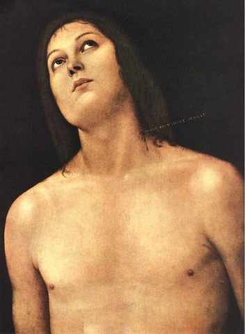 Perugino Pietro Bust Of St Sebastian 1493 4 A4 Photo Print