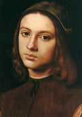 Perugino Pietro Portrait Of A Young Man Detail 1495 A4 Photo Print