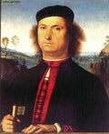 Perugino Pietro Portrait Of Francesco Delle Opere 1494 A4 Photo Print