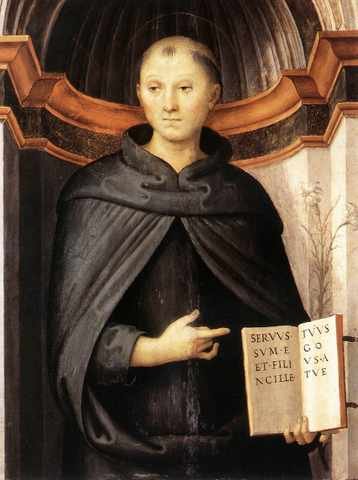 Perugino Pietro St Nicholas Of Tolentino 1507 A4 Photo Print