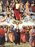Perugino Pietro The Ascension Of Christ A4 Photo Print