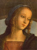 Perugino Pietro The MadonnBetween St John The Baptist And St Sebastian 1493 Detail1 A4 Photo Print