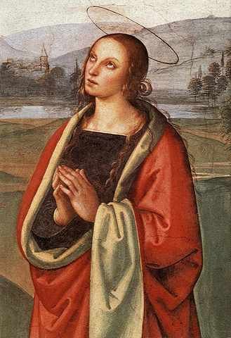 Perugino Pietro The Pazzi Crucifixion Detail2 A4 Photo Print