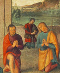 Perugino Pietro The Presepio 1498 Detail1 A4 Photo Print