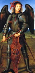Perugino The Archangel Michael A4 Photo Print