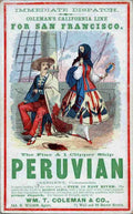 Peruvian Clipper Advert Vintage A4 Photo Print